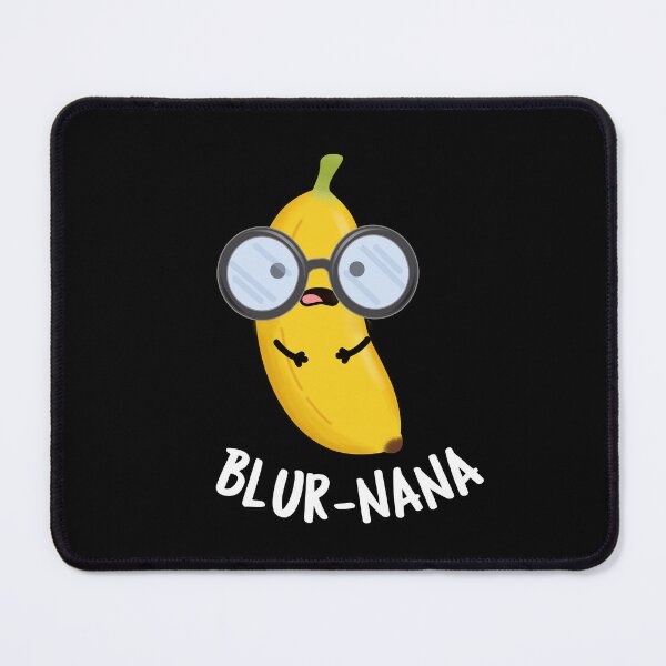 Item preview, Blur-nana Funny Banana Puns  (Dark BG) designed and sold by punnybone.