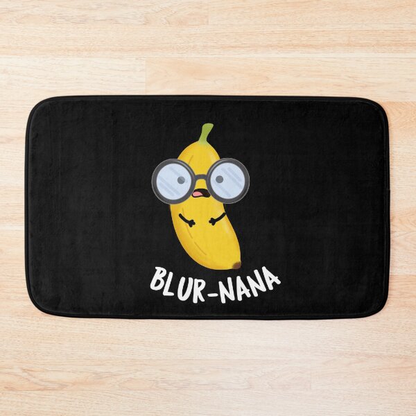Item preview, Blur-nana Funny Banana Puns  (Dark BG) designed and sold by punnybone.