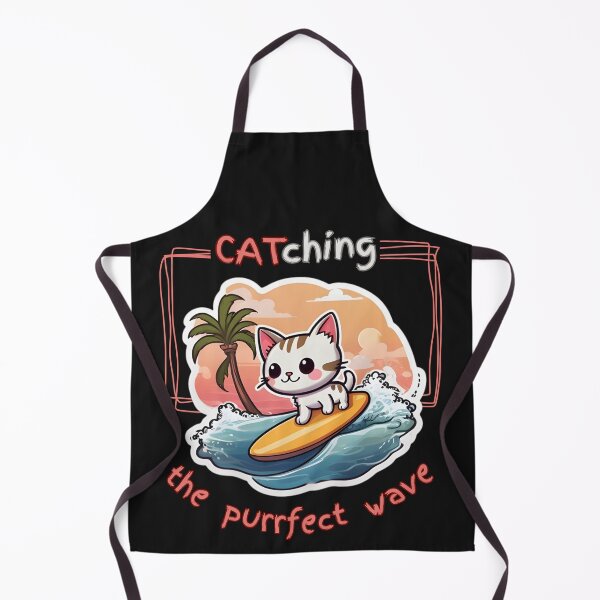 Item preview, catching the perfect wave-cat designed and sold by aledfychan.