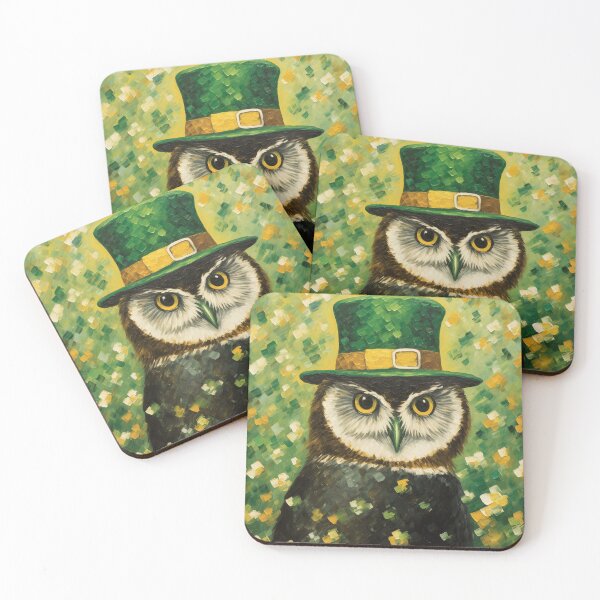Item preview, Owl St Patricks Day designed and sold by CamilleNorris.