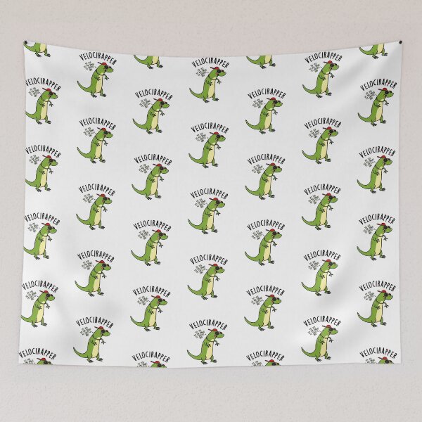 Item preview, Veloci-rapper Funny Dinosaur Puns designed and sold by punnybone.