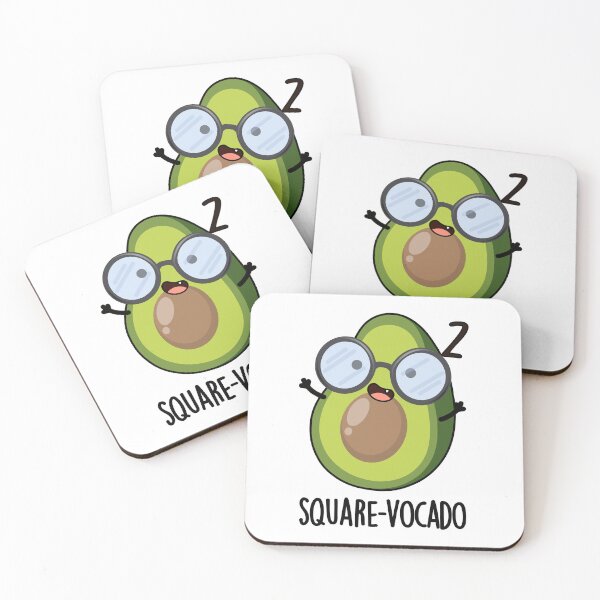 Item preview, Square-vocado Funny Avocado Puns  designed and sold by punnybone.