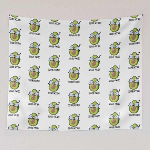 Item preview, Square-vocado Funny Avocado Puns  designed and sold by punnybone.