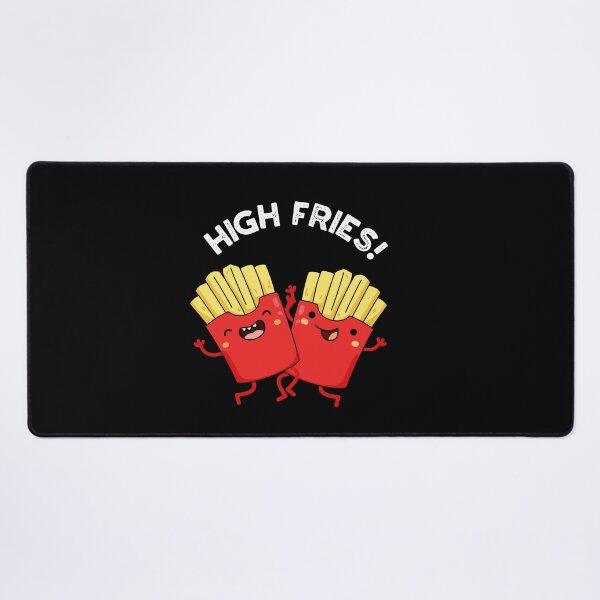 Item preview, High Fries Funny Friend Puns (Dark BG) designed and sold by punnybone.