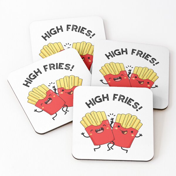 Item preview, High Fries Funny Friend Puns designed and sold by punnybone.