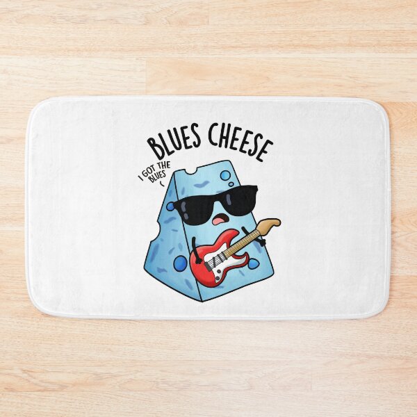Item preview, Blues Cheese Funny Food Puns designed and sold by punnybone.