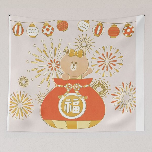 Item preview, Lunar New Year Design cartoon bear designed and sold by tracynguyen23.