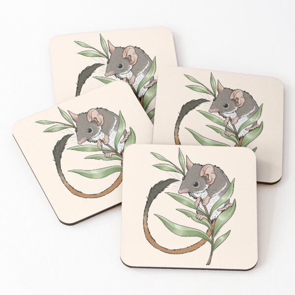 Item preview, Australia Phascogale and Eucalyptus Leaves  designed and sold by Mousewren.