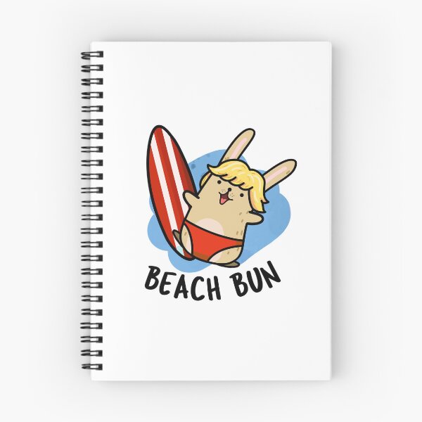 Item preview, Beach Bun Funny Bunny Puns designed and sold by punnybone.