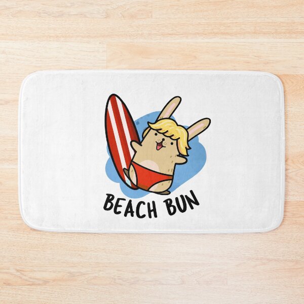 Item preview, Beach Bun Funny Bunny Puns designed and sold by punnybone.