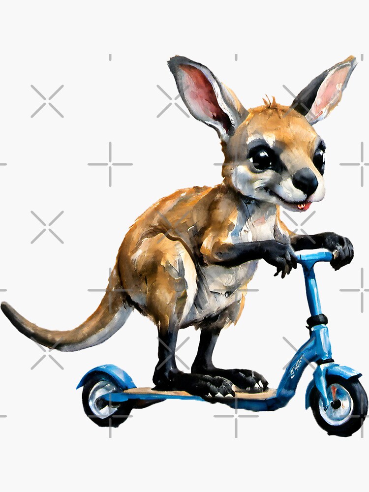 We ride kangaroo fashion