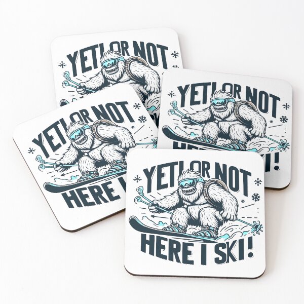 Item preview, Skiing Yeti: Yeti or not, here I ski! designed and sold by Dungeon-Depot.