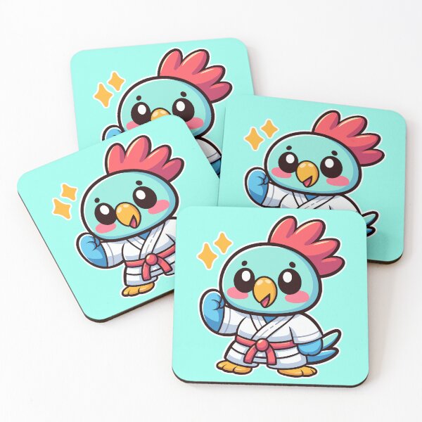 Item preview, Kawaii Cute Karate Parrot 1 | Pets and Animals for Men and Women t-shirt designed and sold by panchiTWO.