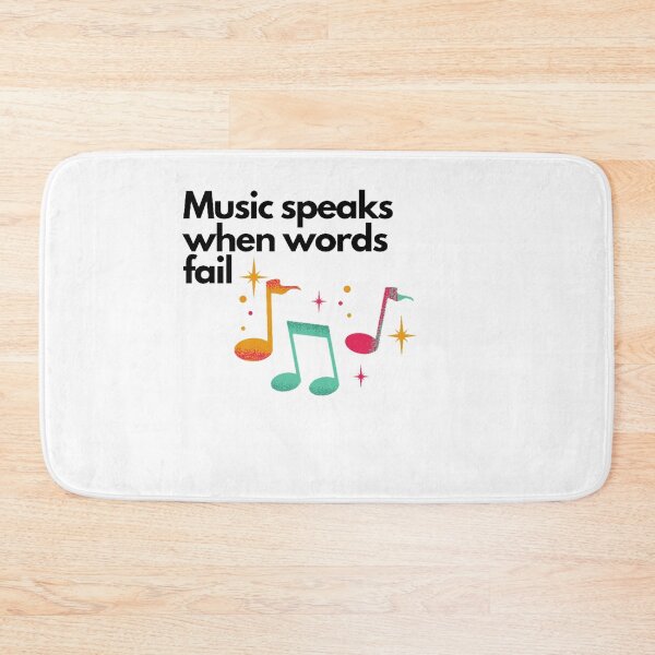 Item preview, Music speaks when words fail designed and sold by DaringDesigns19.