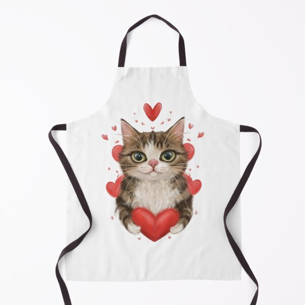 Item preview, Meowy Valentine Love Cat designed and sold by PrintWearZone.