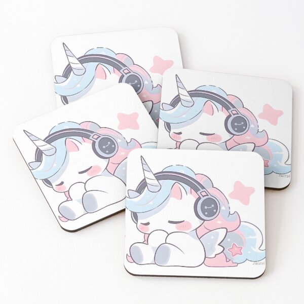 Item preview, Sad Cute Unicon - Listening to Music designed and sold by MalakShams.