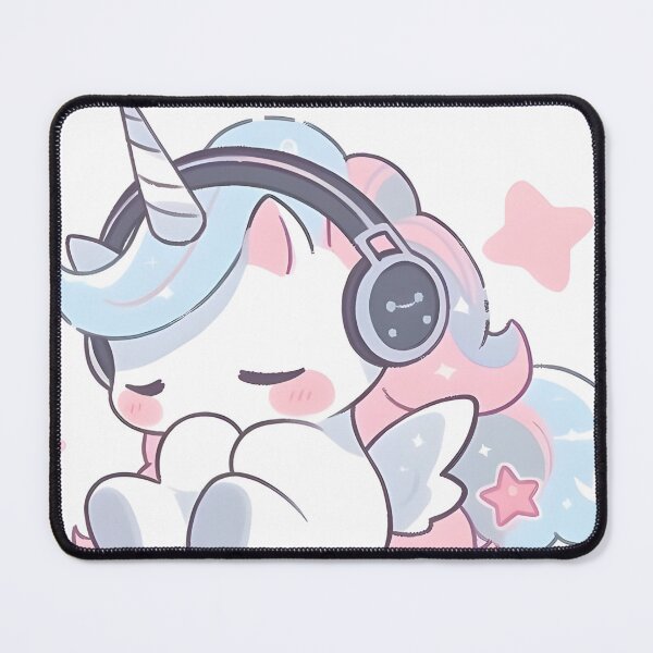 Item preview, Sad Cute Unicon - Listening to Music designed and sold by MalakShams.