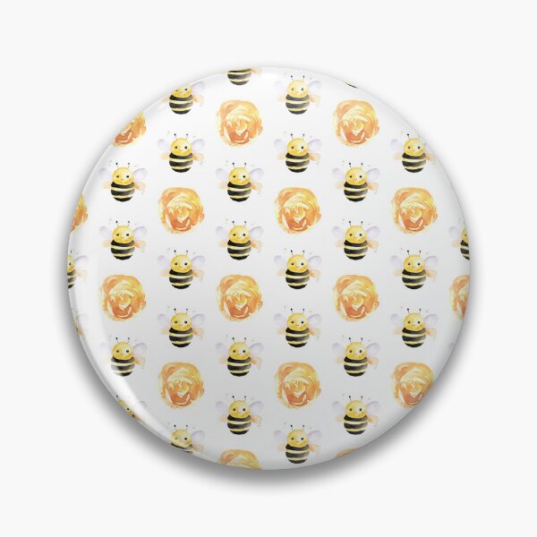 Item preview, Honey Bees All Over Watercolor designed and sold by MEWRCH.