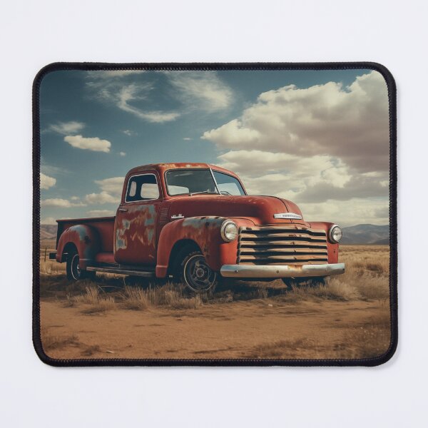 Artikelvorschau, Vintage rustikale Pick-up-Truck-Wüstenlandschaft entworfen und verkauft von KatanaCreative.