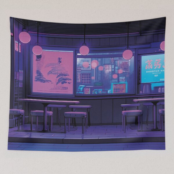 Item preview, Nightclub China, retro, anime illustration designed and sold by Mauswohn.