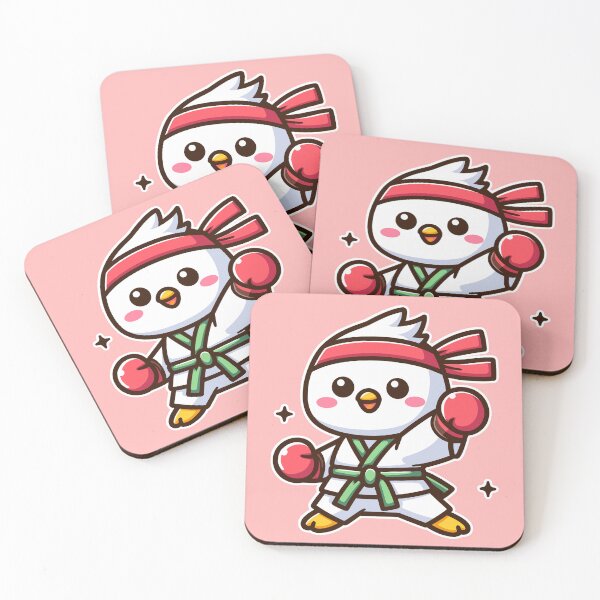 Item preview, Kawaii Cute Karate Parrot 2 | Pets and Animals for Men and Women t-shirt designed and sold by panchiTWO.