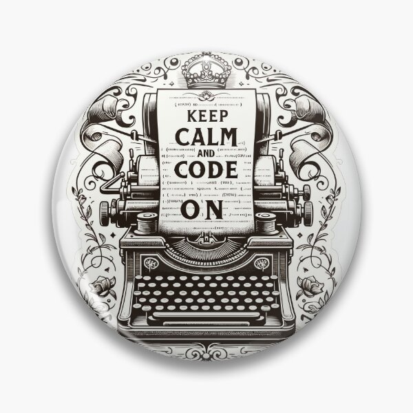 Item preview, Vintage Typewriter: Keep Calm and Code On designed and sold by Norgen.