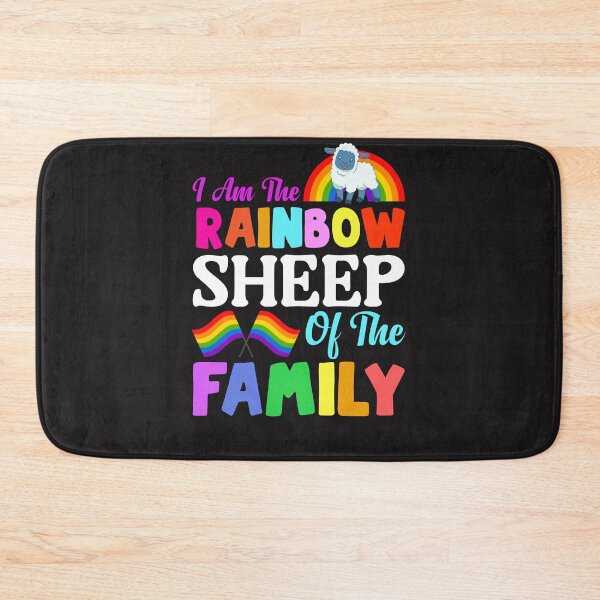 Item preview, I Am The Rainbow Sheep Of The Family Rainbow Color Graphic Design Vintage  designed and sold by roboartpixel.
