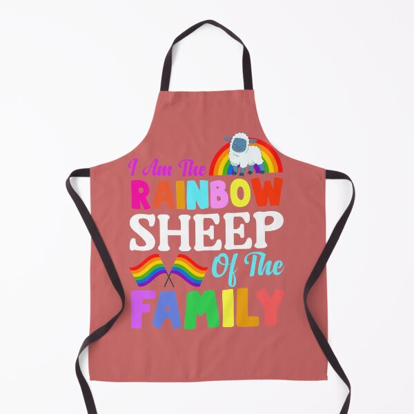 Item preview, I Am The Rainbow Sheep Of The Family Rainbow Color Graphic Design Vintage  designed and sold by roboartpixel.