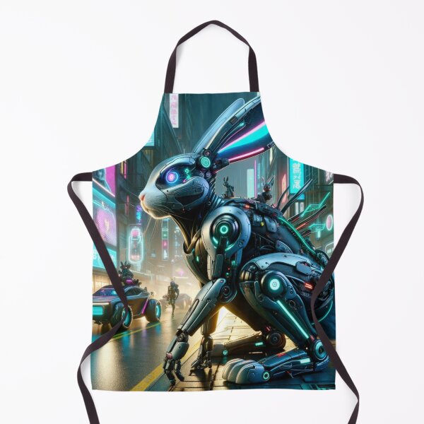 Item preview, Neon Hopper: Cyberpunk Rabbit in the Metropolis designed and sold by Shams-Studio.