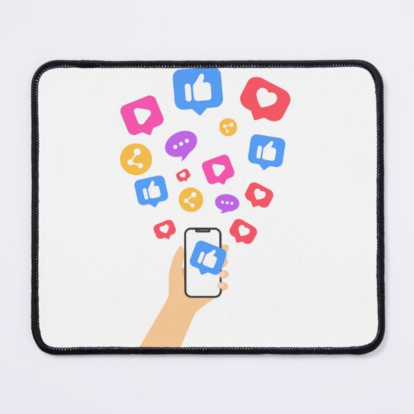 Item preview, SOCIAL MEDIA - SHARE AND LIKE designed and sold by Funky  Fibers.