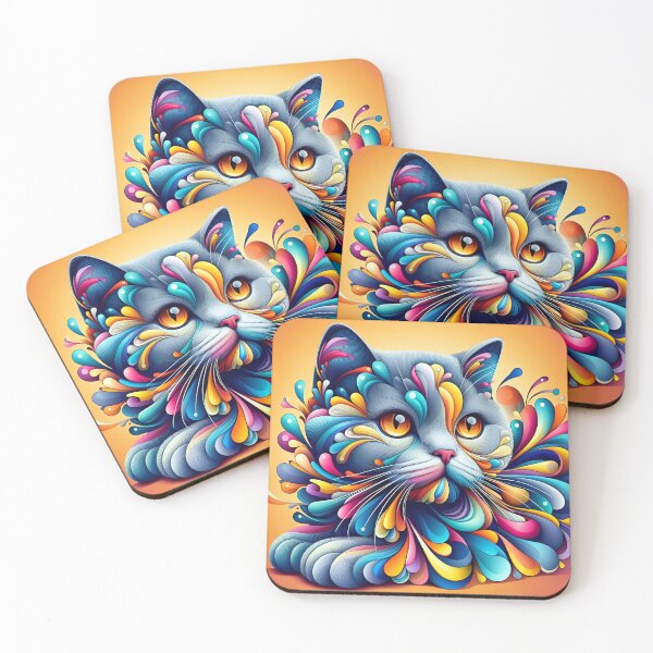 Item preview, Elegance Unleashed: British Shorthair Artistry designed and sold by BastKittyStore.
