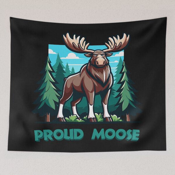 Item preview, Majestic Forest Moose. designed and sold by SerhiiArt.