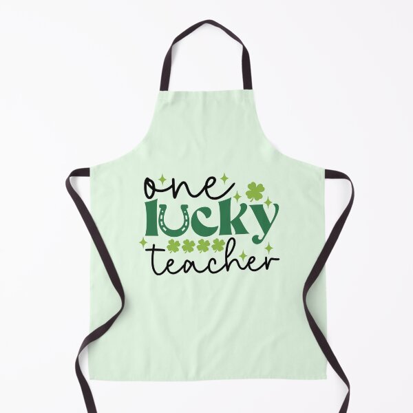 Item preview, One Lucky Teacher: Typographic Tribute designed and sold by FrescoDesign.
