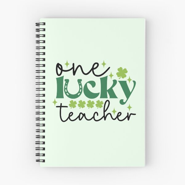 Item preview, One Lucky Teacher: Typographic Tribute designed and sold by FrescoDesign.