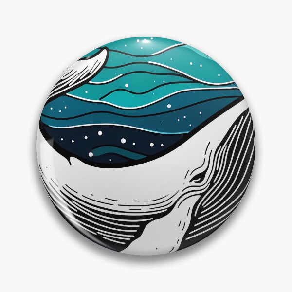Item preview, Majestic Whale’s Journey Through Cosmic Ocean and Starry Sky designed and sold by DethLock.