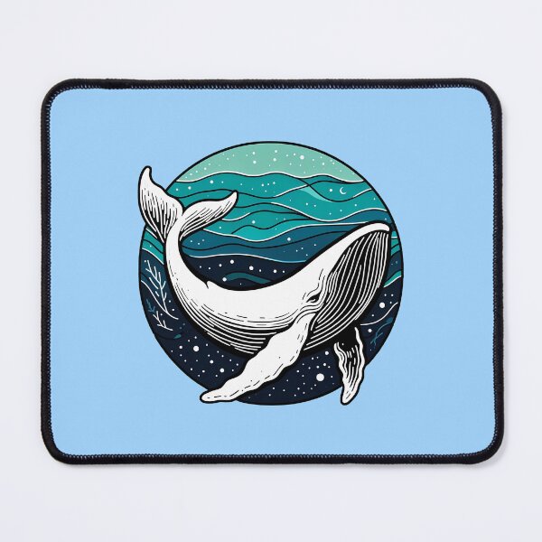 Item preview, Majestic Whale’s Journey Through Cosmic Ocean and Starry Sky designed and sold by DethLock.