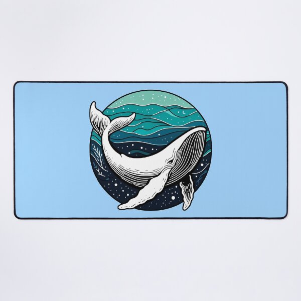 Item preview, Majestic Whale’s Journey Through Cosmic Ocean and Starry Sky designed and sold by DethLock.