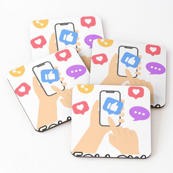 Item preview, FOLLOW AND SHARE SOCIAL MEDIA  designed and sold by Funky  Fibers.