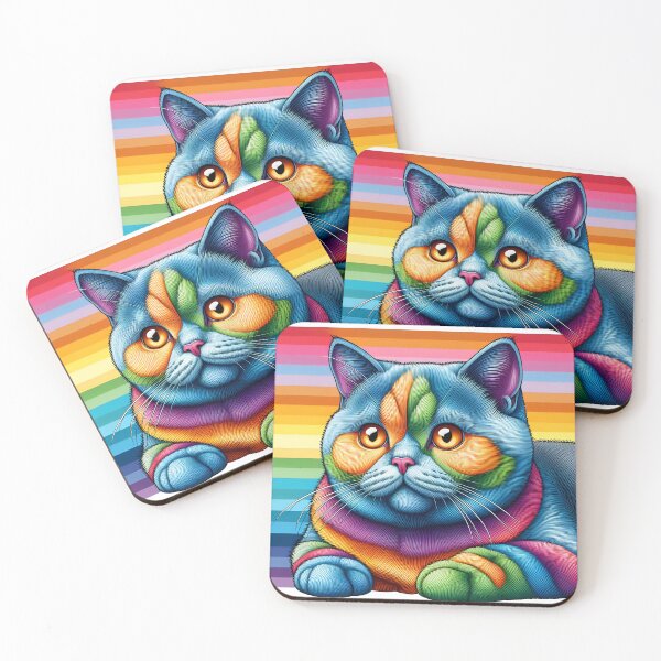 Item preview, Royal Whiskers: Captivating British Shorthair Art designed and sold by BastKittyStore.