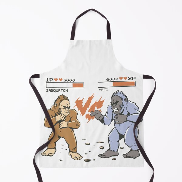 Item preview, Legends Sasquatch Vs Snow Ape Arcade Video Gamer Battle designed and sold by Nicole Creates.