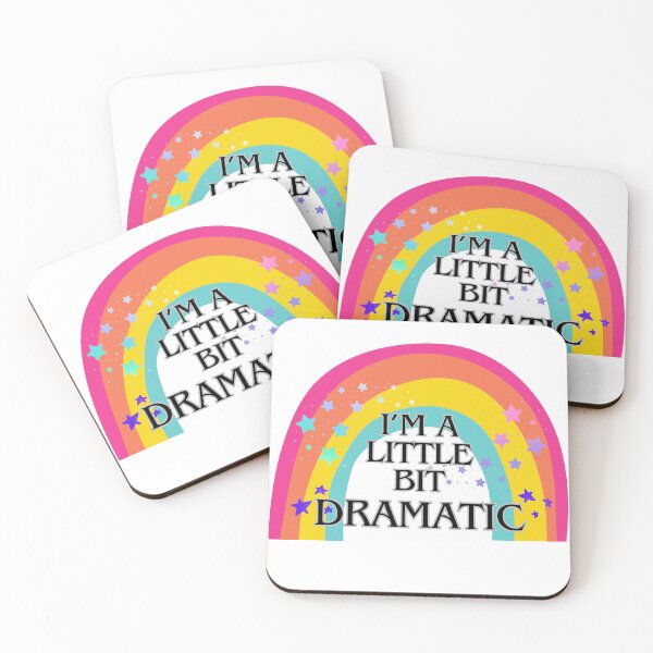 Item preview, I'm a Little Bit Dramatic with Rainbow and Stars designed and sold by HareTodayDesign.