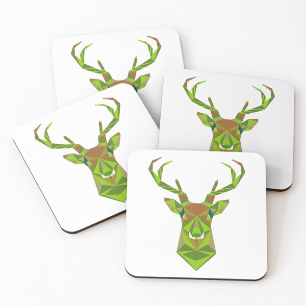Item preview, Camo Geometric Deer Head designed and sold by Esskay Designs.