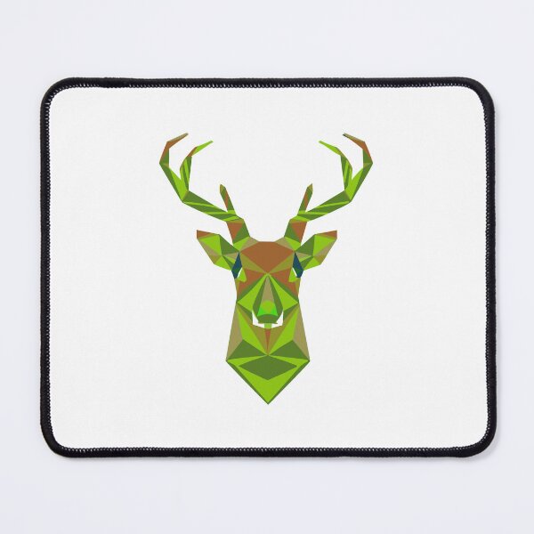 Item preview, Camo Geometric Deer Head designed and sold by Esskay Designs.