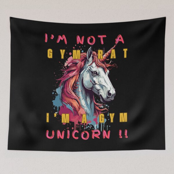 Item preview, Cute Gym Unicorn designed and sold by IronClaw-POD.