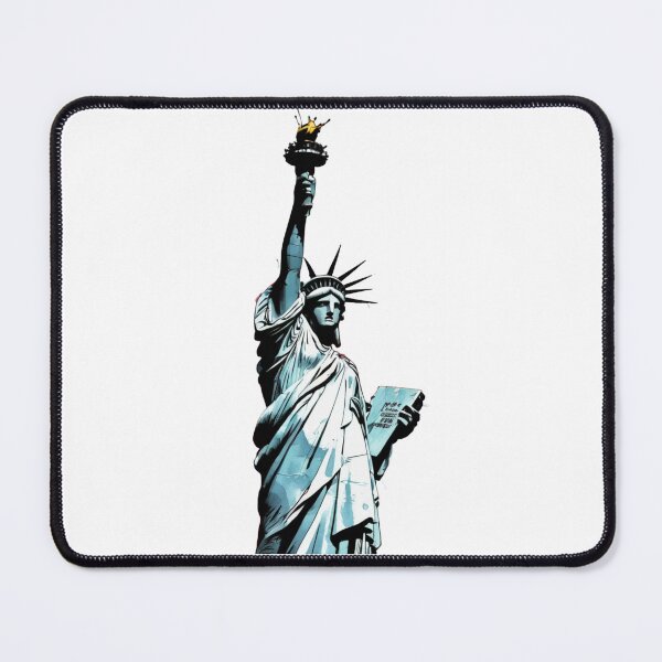 Item preview, Iconic Statue of Liberty Illustration designed and sold by DotsAndDesigns.