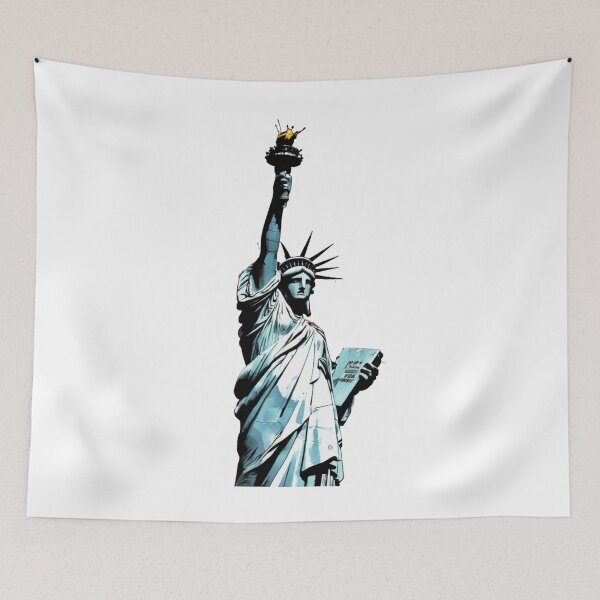 Item preview, Iconic Statue of Liberty Illustration designed and sold by DotsAndDesigns.