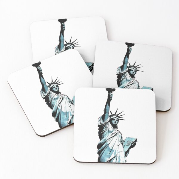 Item preview, Iconic Statue of Liberty Illustration designed and sold by DotsAndDesigns.