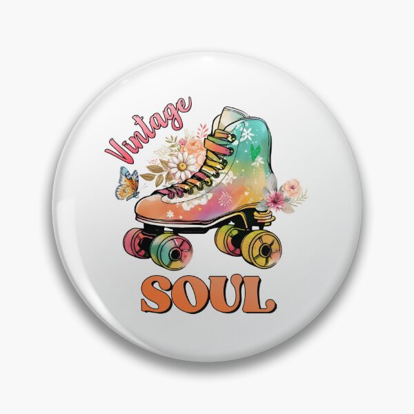 Artikelvorschau, Retro Vintage Soul Rollschuh Hobby Girl Derby Sport entworfen und verkauft von Nicole Creates.