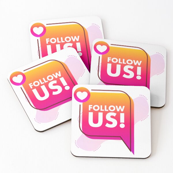 Item preview, FOLLOW US! SOCIAL MEDIA FOLLOW US designed and sold by Funky  Fibers.