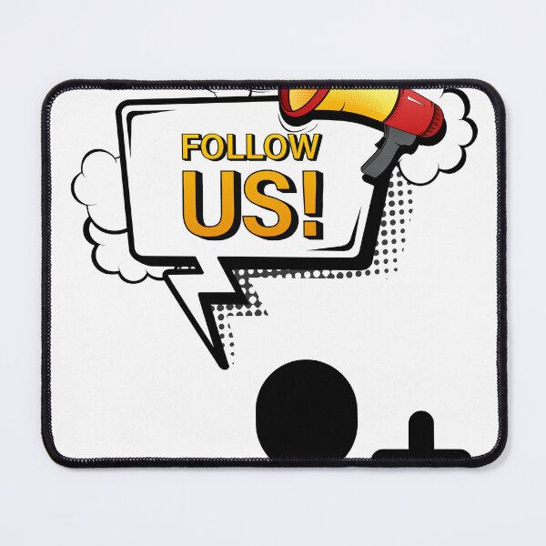 Item preview, follow us business designed and sold by Funky Fibers.